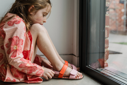 SO WILD SAFARI SANDALS ON GIRL